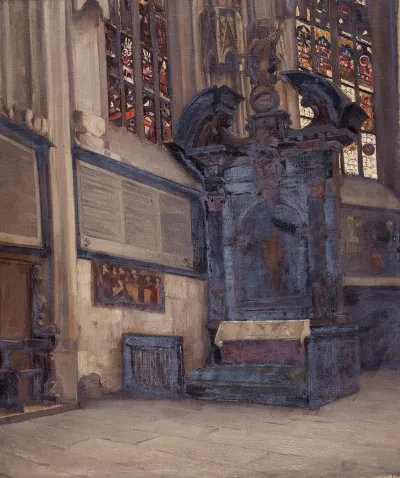 Interior Of Saint Sebaldus Church In Nuremberg