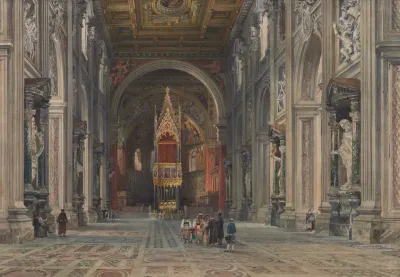 Interior Of San Giovanni In Laterano Rome