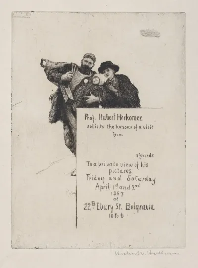 Invitation With Vignette From The First Born 2