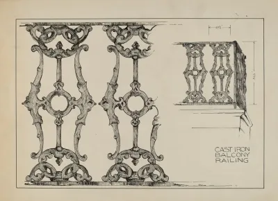 Iron Balcony Railing
