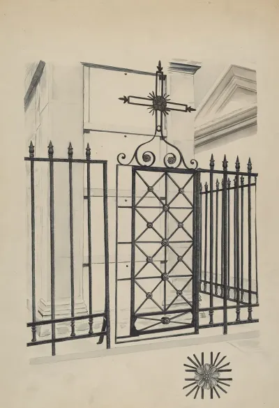 Iron Gate And Fence 16