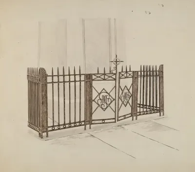 Iron Gate And Fence 18