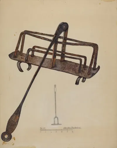 Iron Toast Rack