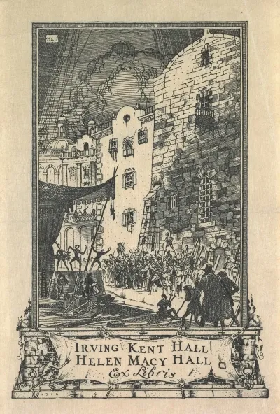Irving Kent Hall And Mary Kent Hall Ex Libris Inscribed