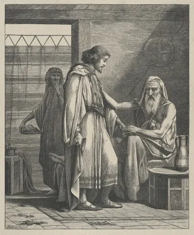 Isaac Blessing Jacob 8