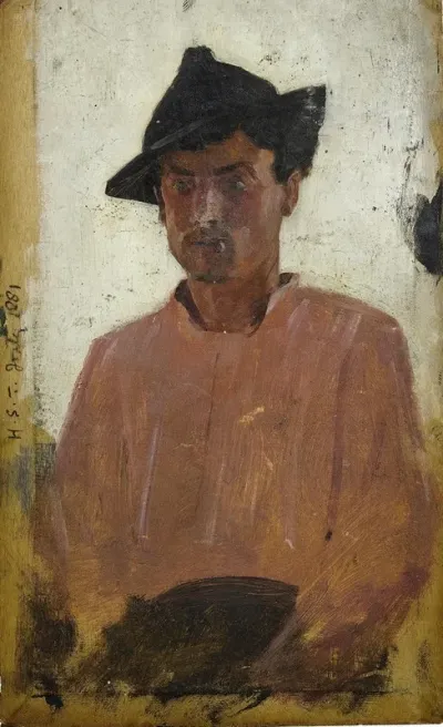 Italian Man With Hat