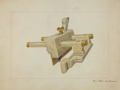 Ivory Carpenters Plane