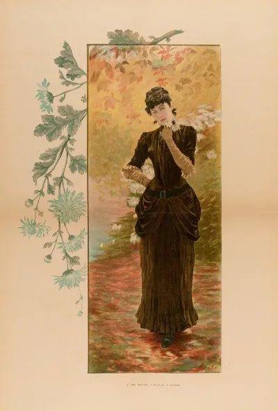 J De Nittis Feuilles Dautomne