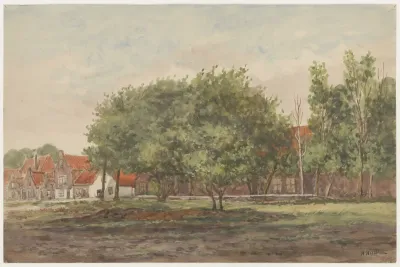 Jacobstraat En Gedempte Voldersgracht Met Terrein Der Gesloopte Gasfabriek