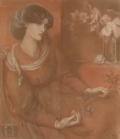 Jane Morris Study For Mariana