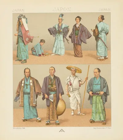 Japonais Des Diverses Castes