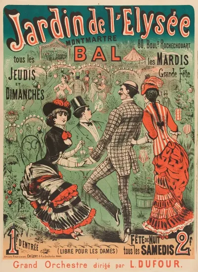 Jardin De Lelysee Montmartre 80 Bould Rochechouart Bal