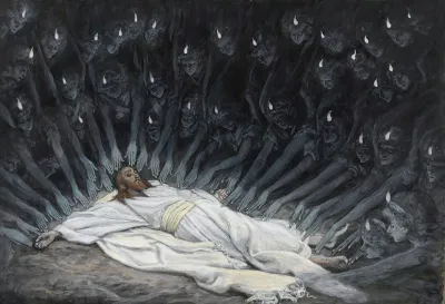 Jesus Ministered To By Angels