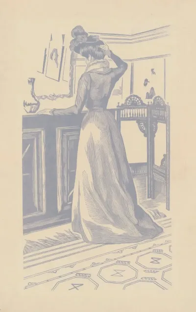 Jeune Femme Se Recoiffant Mlle Marcolesco Belle Soeur De Lartiste