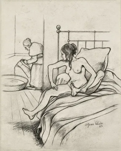 Jeune Fille Au Tub