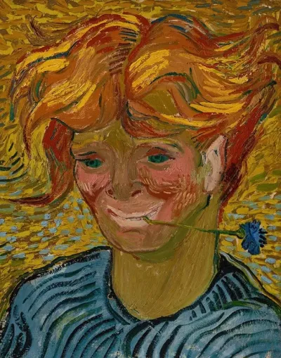 Jeune Homme Au Bleuet