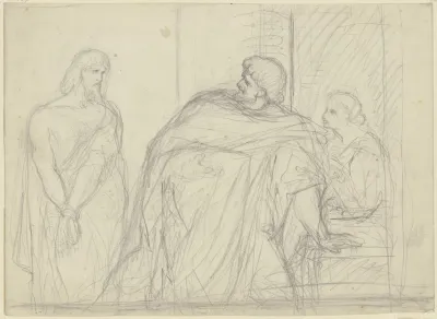 Johannes Der Taufer Vor Herodes Antipas Und Herodias Oder Christus Vor Pilatus
