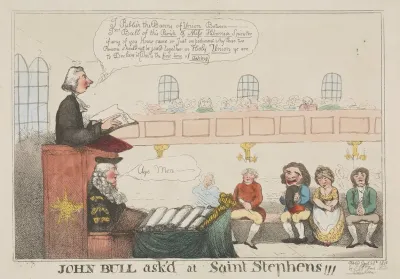 John Bull Askd At Saint Stephens