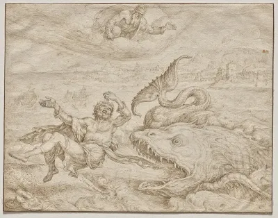 Jonah Cast Out By The Whale Onto The Shore Of Nineveh