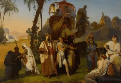 Joseph Being Sold By His Brothers