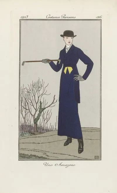 Journal Des Dames Et Des Mode Une Amazone