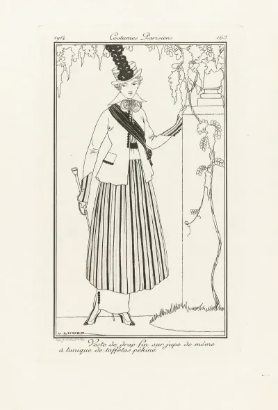 Journal Des Dames Et Des Modes Costumes Parisiens No 163