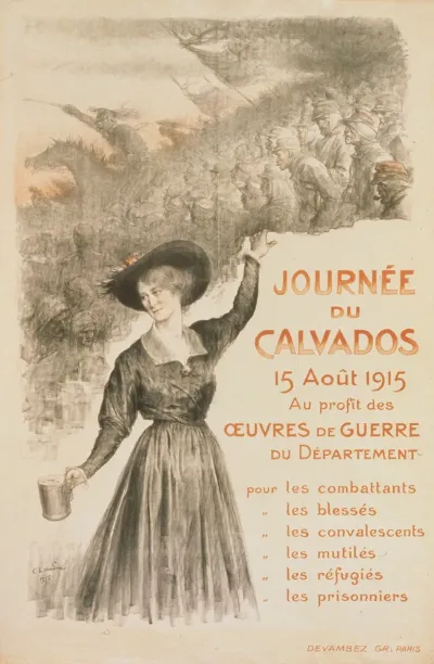 Journee Du Calvados 15 Aoot 1915 Au Profit Des Oeuvres De Guerre Du Departement