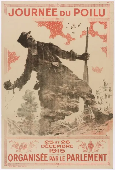 Journee Du Poilu 25 Et 26 Decembre 1915 Organisee Par Le Parlement