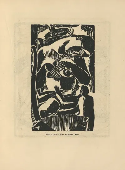 Jozef cantre Mere et enfant