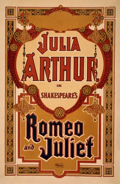 Julia Arthur In Shakespeares Romeo And Juliet
