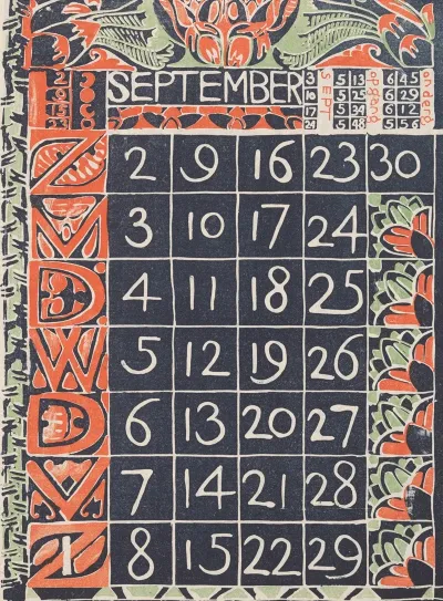 Kalenderblad September 1900