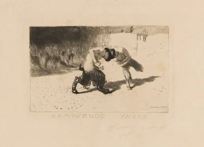 Kampfende Faune 3