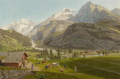 Kandersteg Und Das Kandertal Von Norden