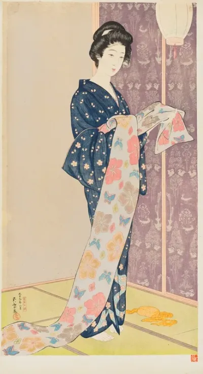 Kaso No Musume Girl In Summer Kimono
