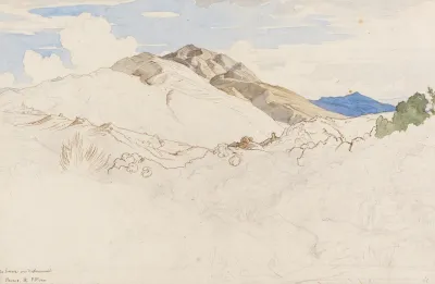 Kastanienwald Vor Dem Monte Serone Olevano