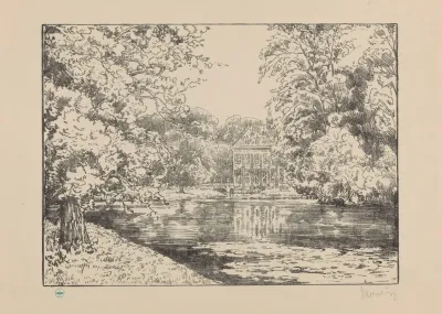 Kasteel Duivenvoorde Aan Vijver Duivenvoorde Ii