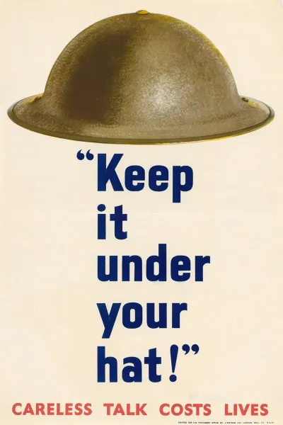 Keep It Under Your Hat Careless Talk Costs Lives