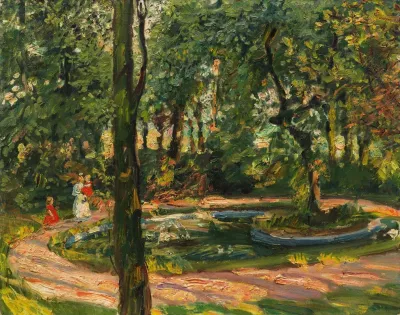 Kinder Am Weiher Garten In Godramstein