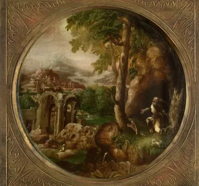 King David In A Landscape