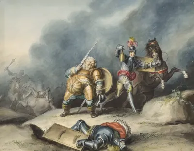 King Henry Iv Pt 1 Iii 5 Prince Henry And Falstaff On Plain Near Shrewsbury