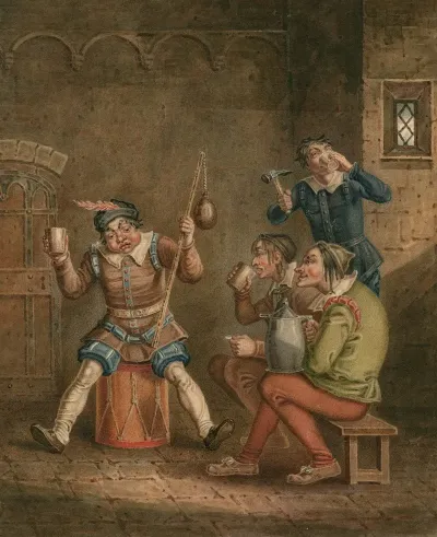 King Henry Sixth Second Part II 3 Horner And His Neighbors Drinking