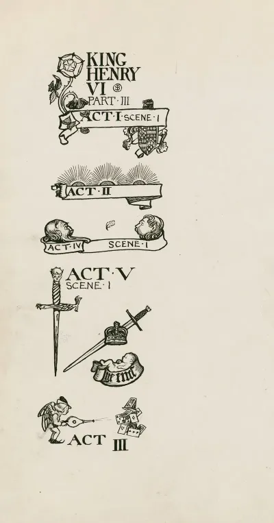 King Henry VI Part 3 Headings
