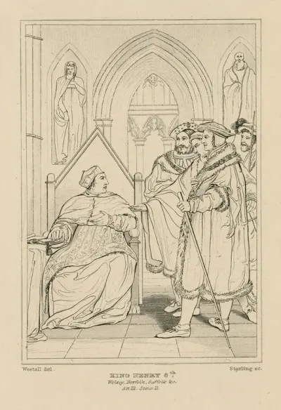 King Henry VIII Act 3 Scene 2 Wolsey Duke Of Norfolk Suffolk C