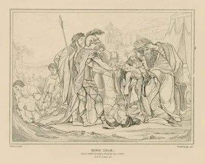 King Lear Lear With Cordelia Dead In His Arms Act V Scene Iii