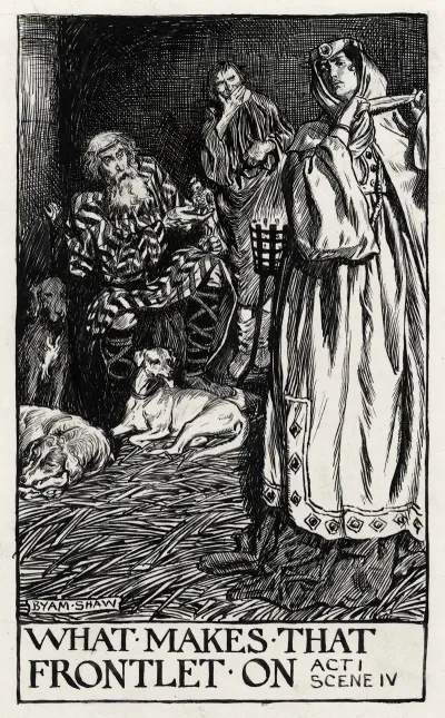King Lear What Makes That Frontlet On Act I Scene Iv