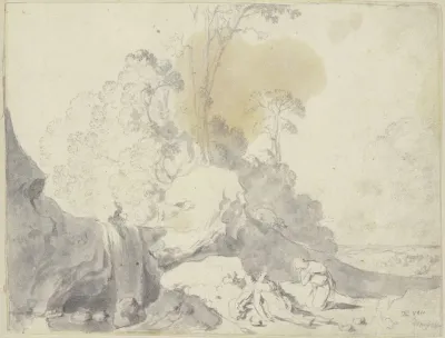 Klage Der Thisbe In Romantischer Landschaft