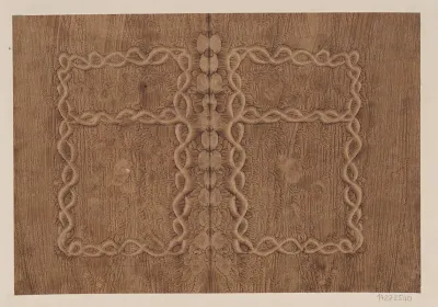 Kleisterpapier Mit Verdrangungsdekor 17
