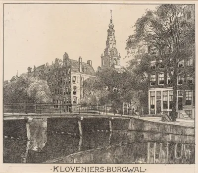 Kloveniers Burgwal Te Amsterdam