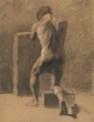 Kneeling Male Nude 2