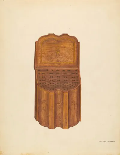 Knife Box Mahogany